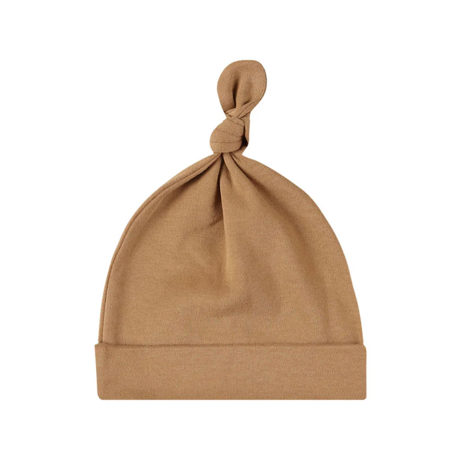 Quincy Mae Golden Knotted Baby Hat