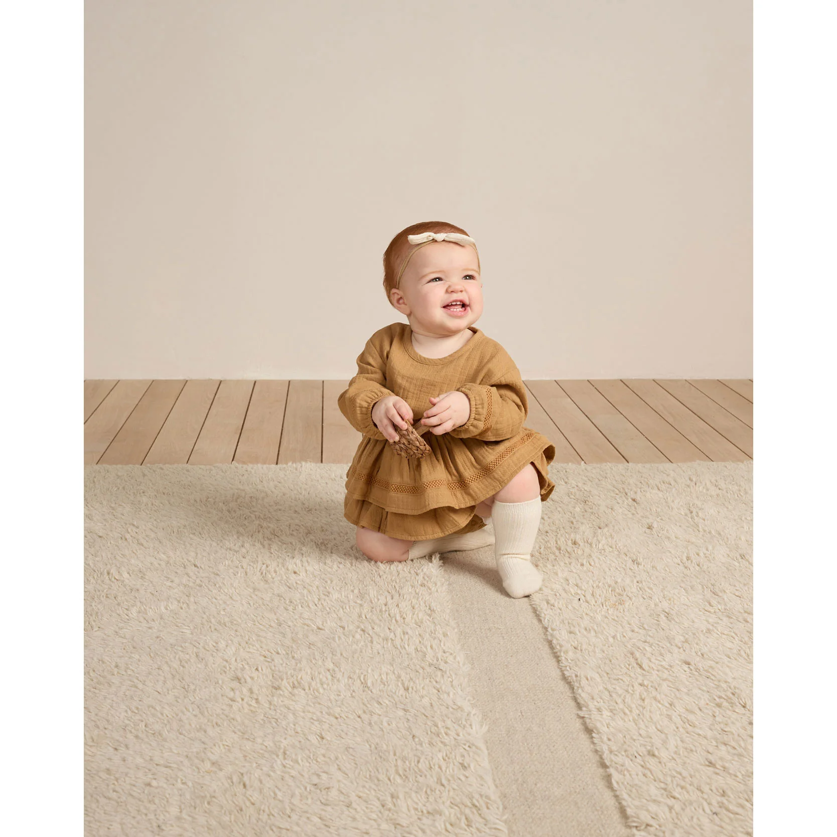 Quincy Mae Golden Rosie Romper - Image 2