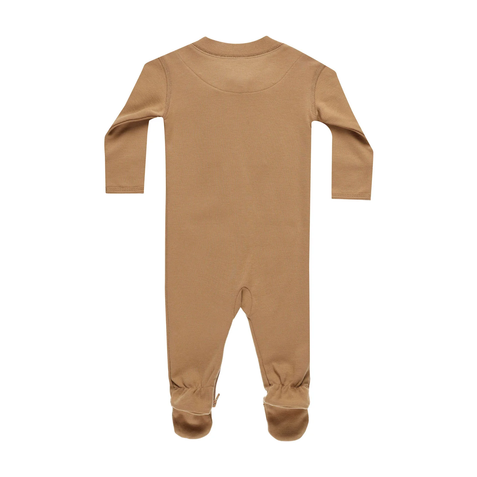 Quincy Mae Golden Zip Long Sleeve Sleeper Footie - Image 2