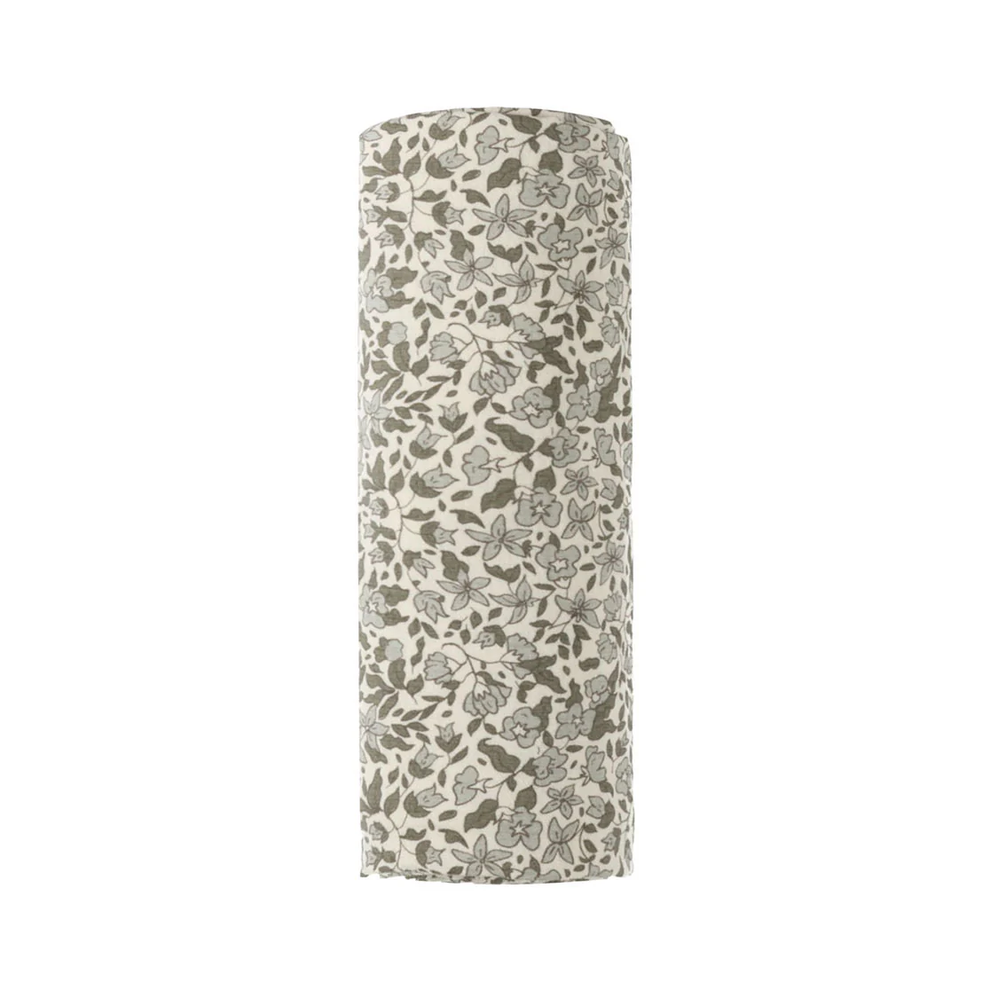 Quincy Mae Green Garden Woven Swaddle