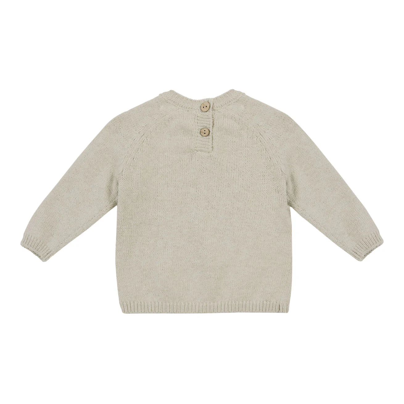 Quincy Mae Heathered Ash Knit Sweater - Image 2