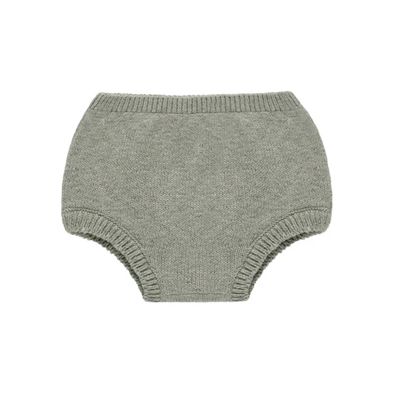 Quincy Mae Heathered Basil Knit Bloomer