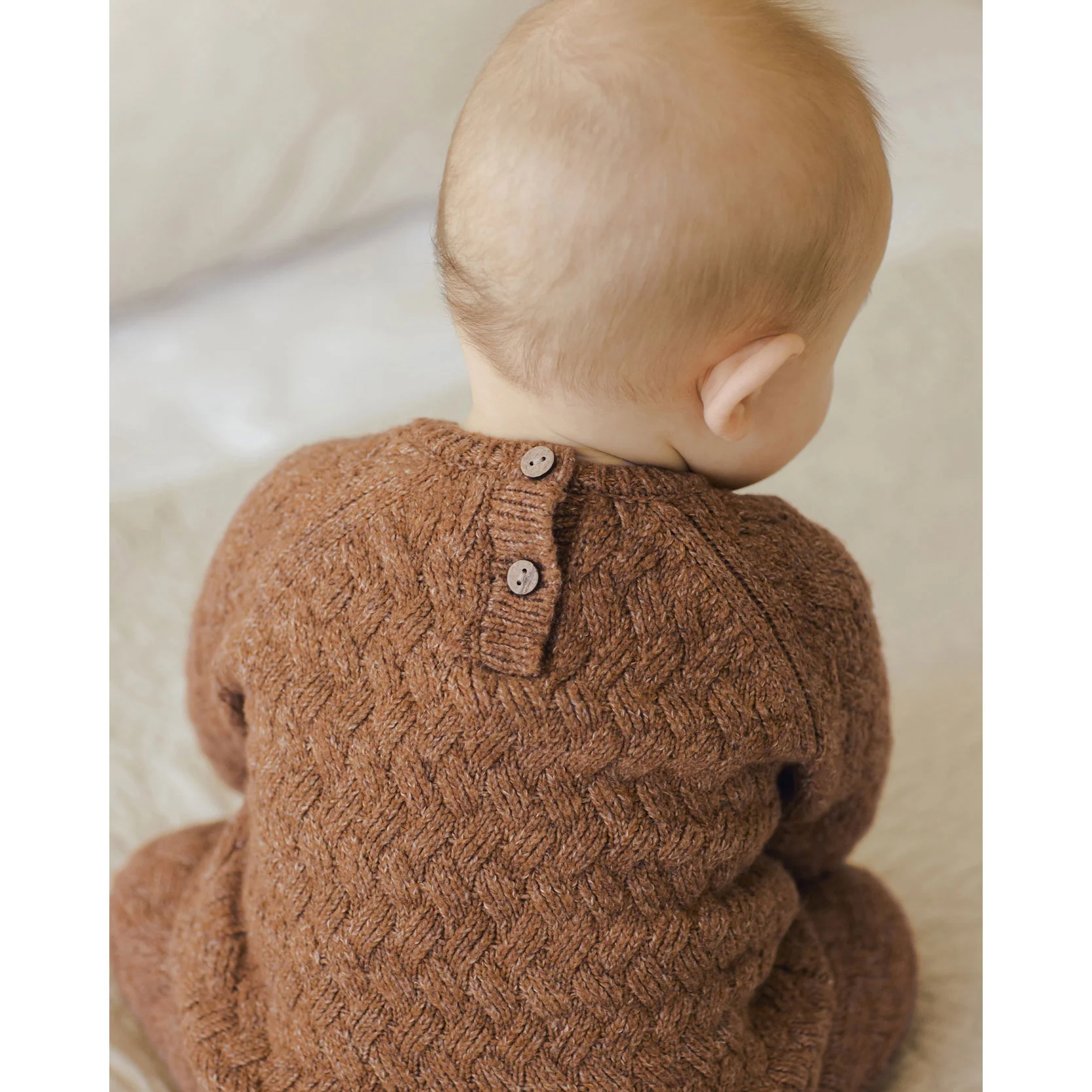 Quincy Mae Heathered Cedar Knit Sweater - Image 4