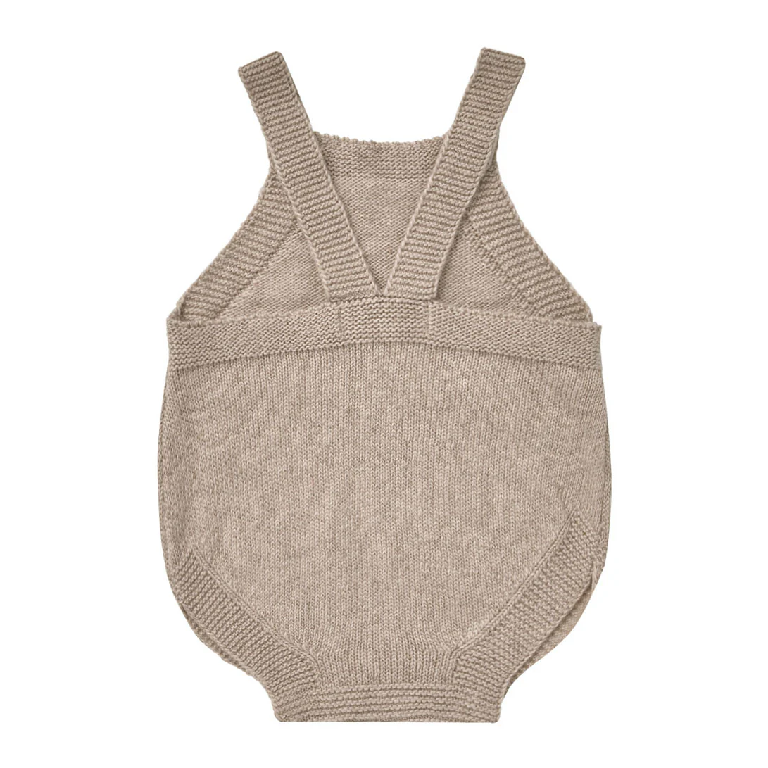 Quincy Mae Heathered Oat Tatum Romper - Image 2