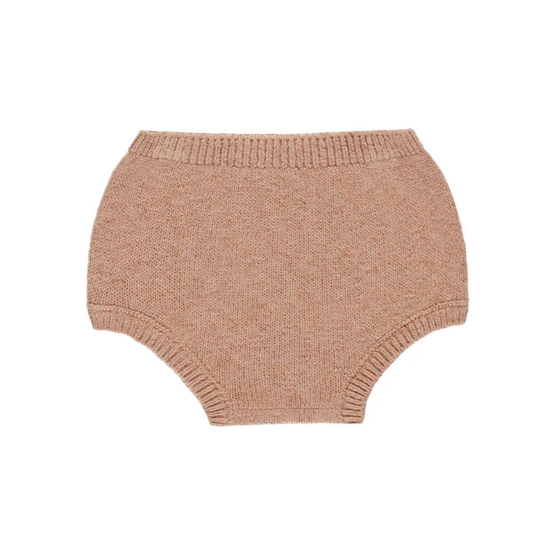 Quincy Mae Heathered Rose Knit Bloomer