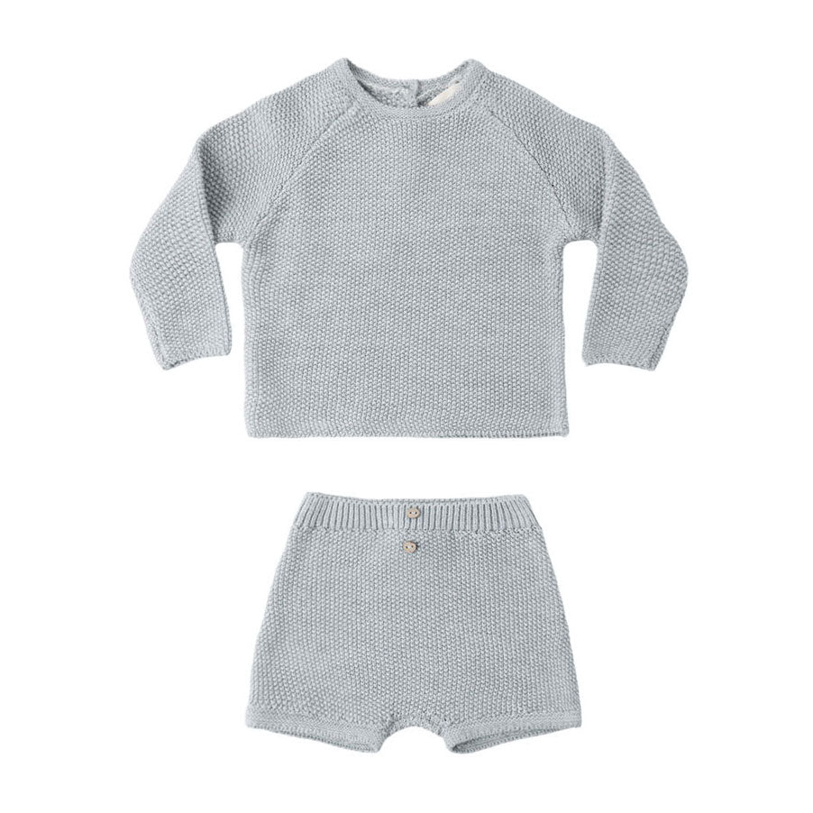 Quincy Mae Heathered Sky Summer Knit Set