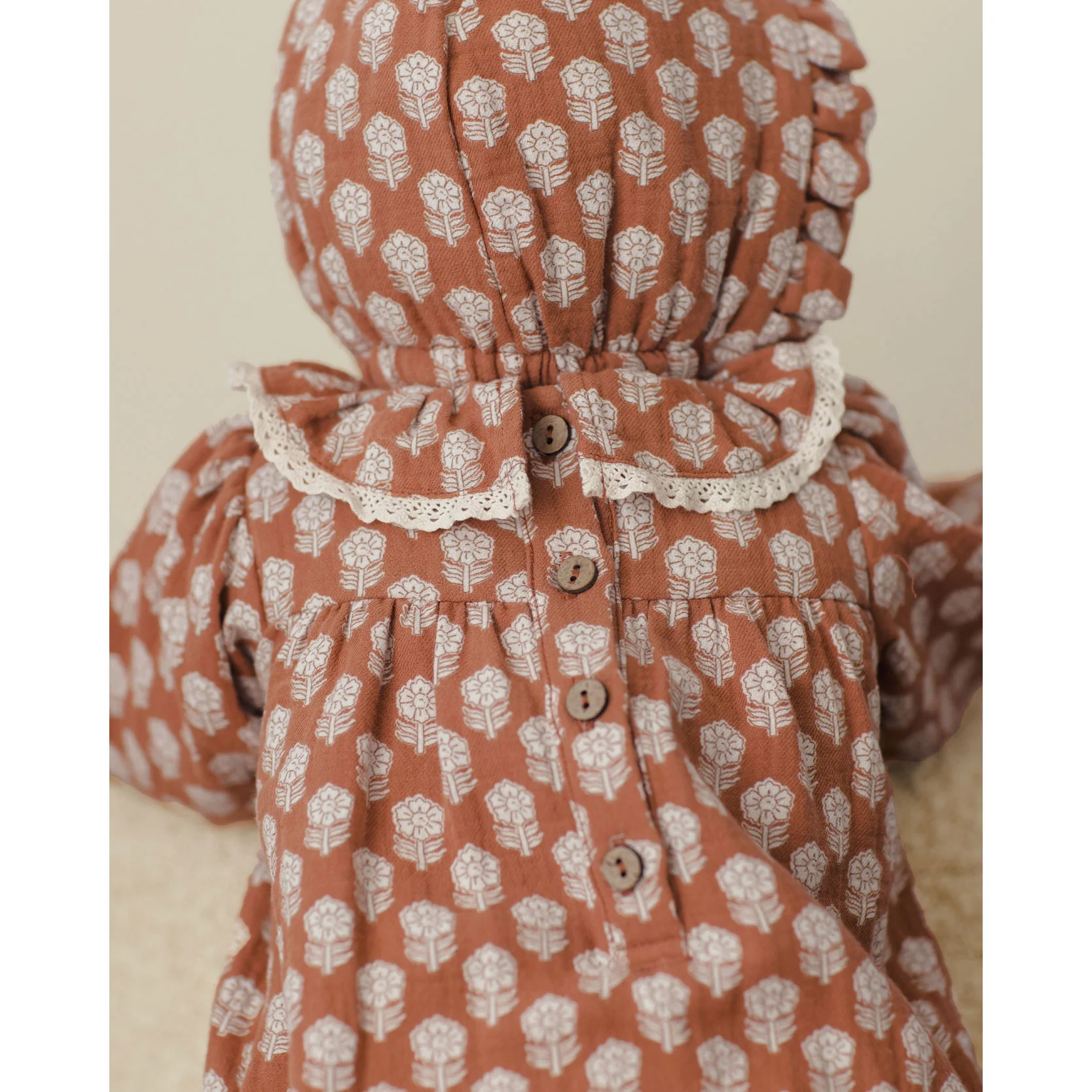 Quincy Mae Holiday Fleur Callie Romper - Image 4