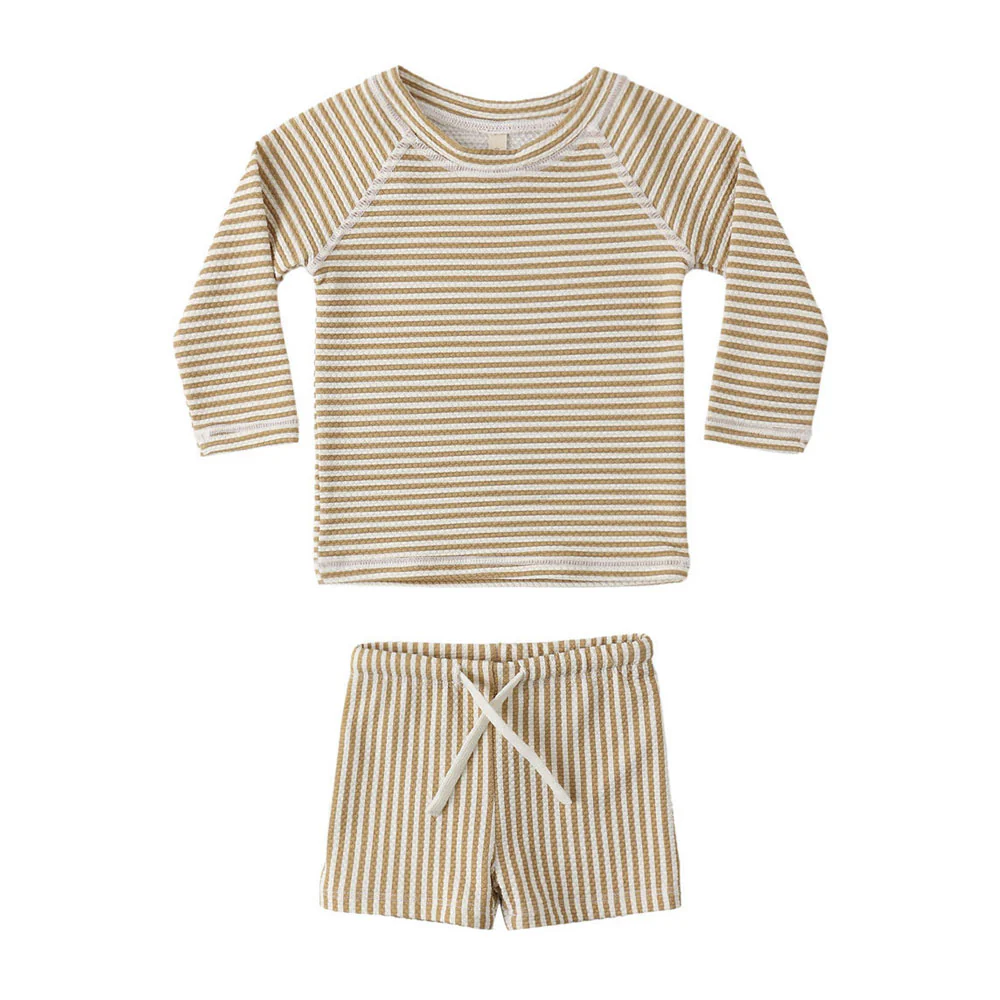 Quincy Mae Honey Finn Rashguard + Short Set
