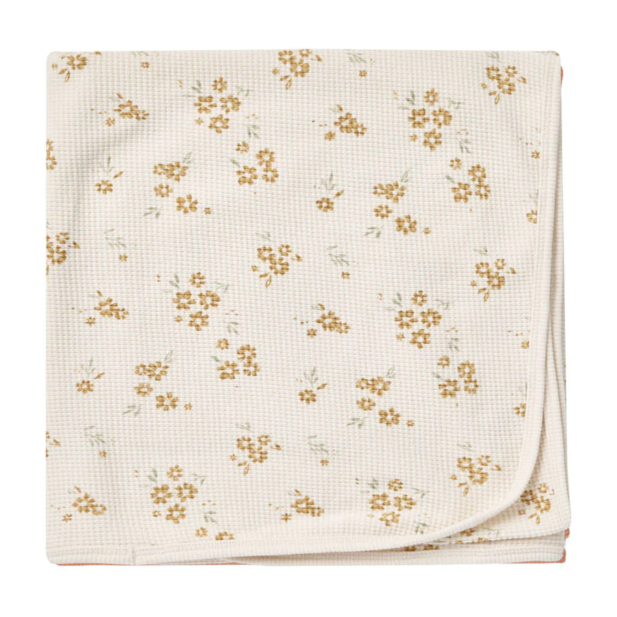Quincy Mae Honey Flower Baby Blanket