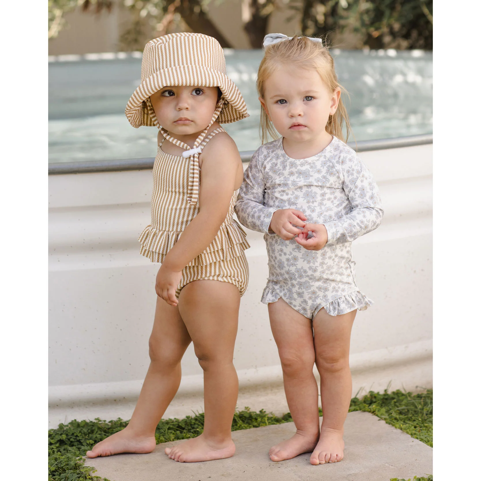 Quincy Mae Honey Stripe Small Bucket Hat - Image 2