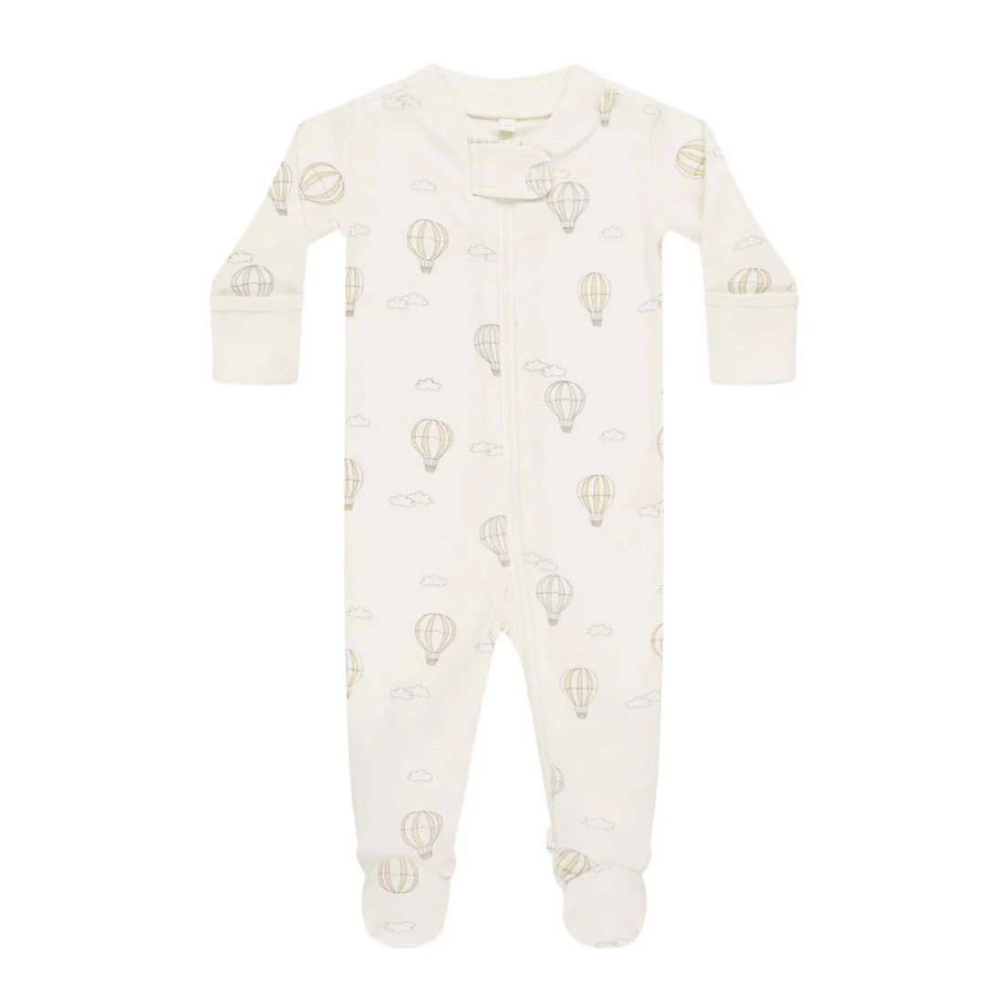 Quincy Mae Hot Air Balloons Zip Sleeper Footie