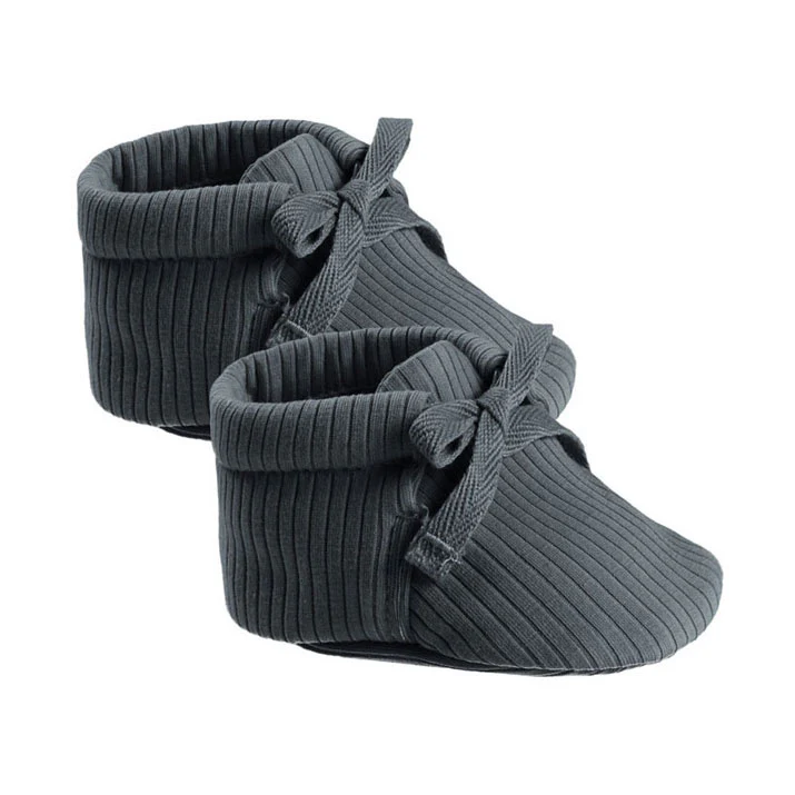 Quincy Mae Indigo Baby Booties