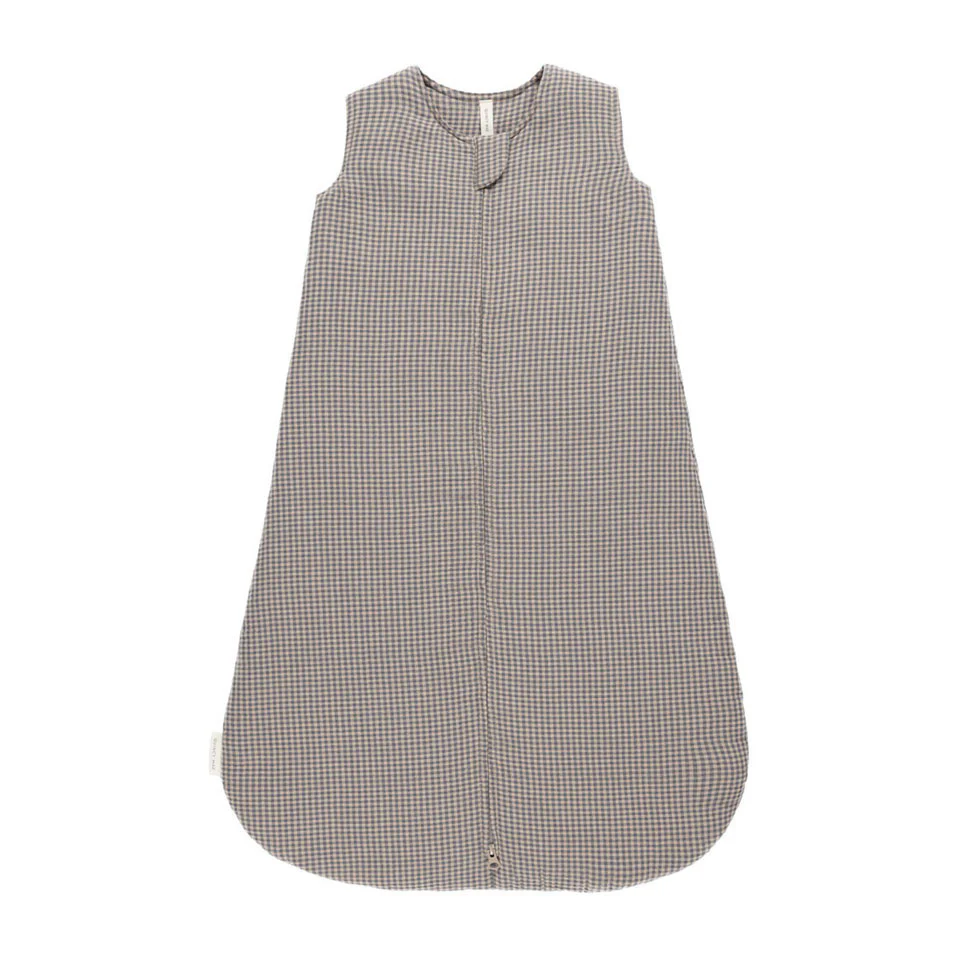 Quincy Mae Indigo Gingham Sleep bag