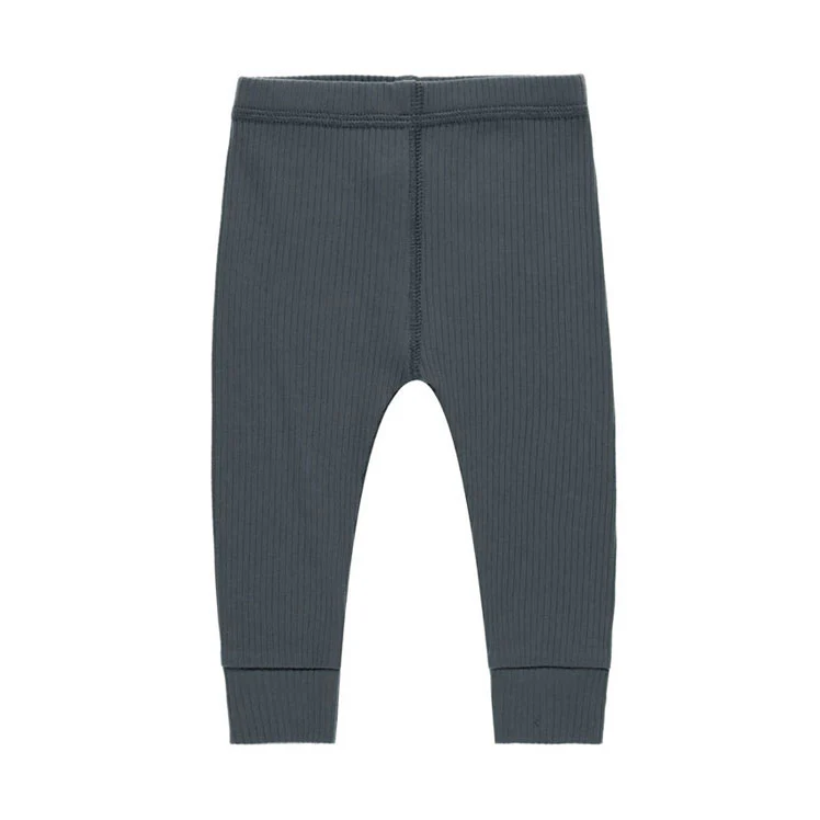 Quincy Mae Indigo Ribbed Legging