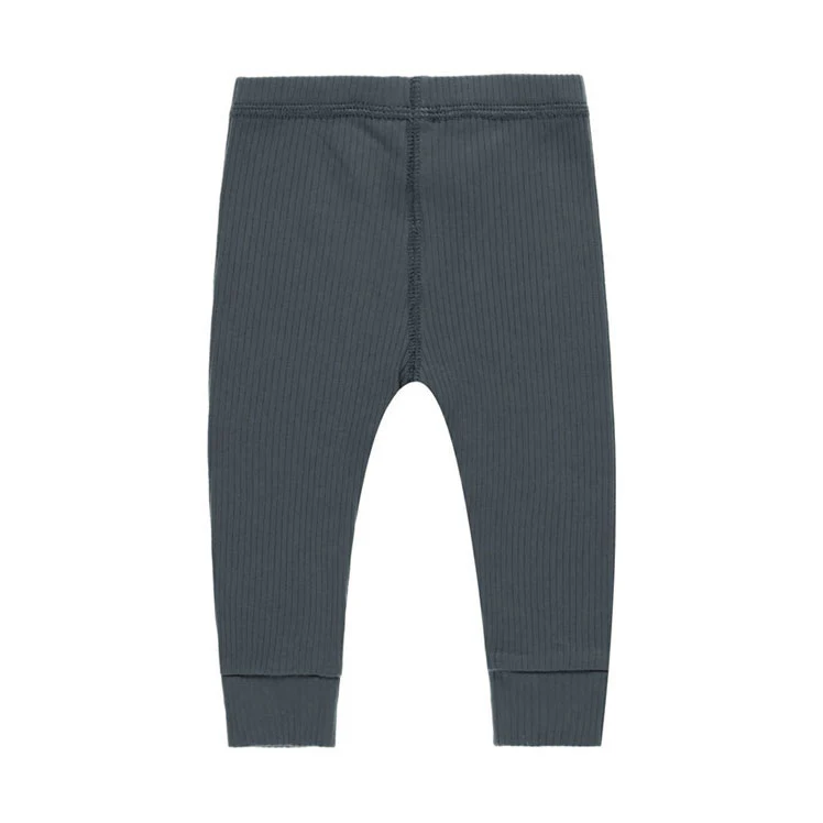 Quincy Mae Indigo Ribbed Legging - Image 2