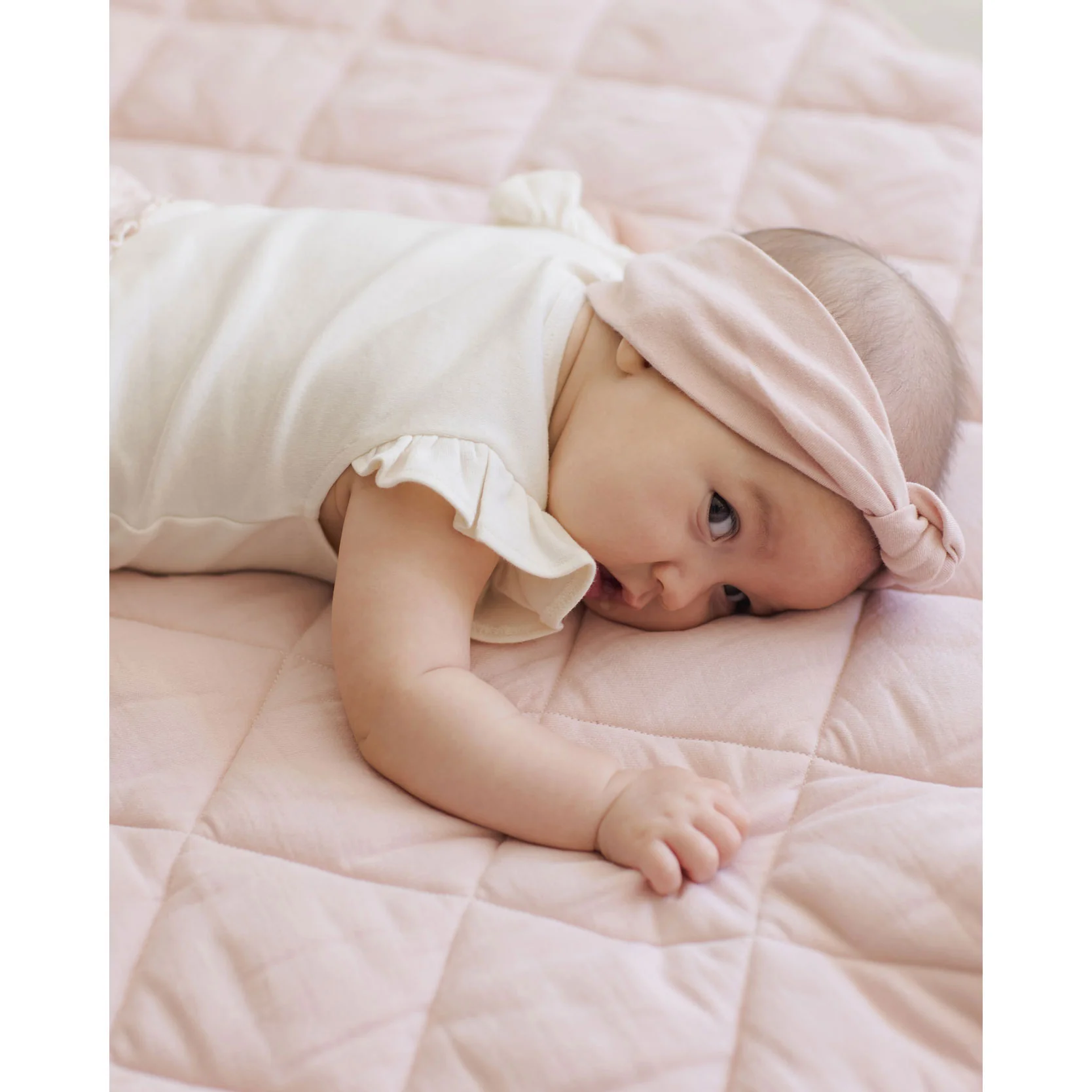 Quincy Mae Ivory Flutter Sleeve Bodysuit - Image 3