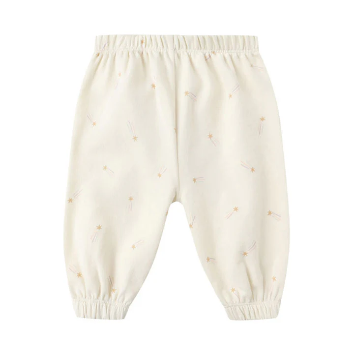 Quincy Mae Ivory Shooting Stars Sweatpants