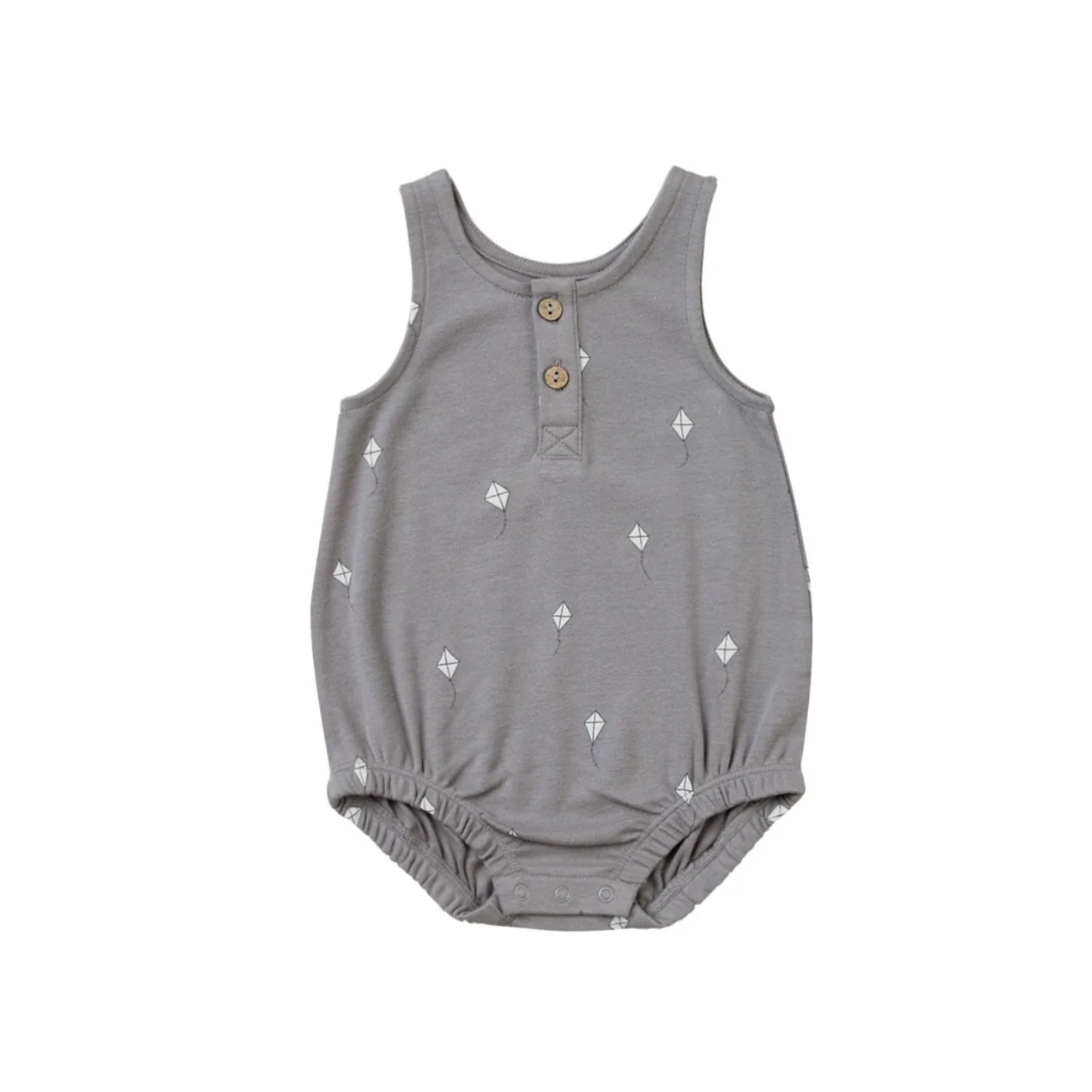 Quincy Mae Lagoon Kites Sleeveless Bubble Romper