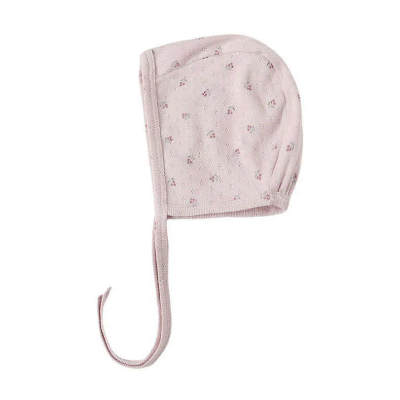Quincy Mae Lilac Ditsy Baby Bonnet