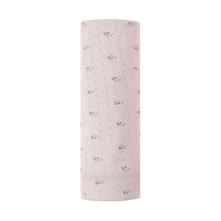 Quincy Mae Lilac Ditsy Pointelle Baby Blanket