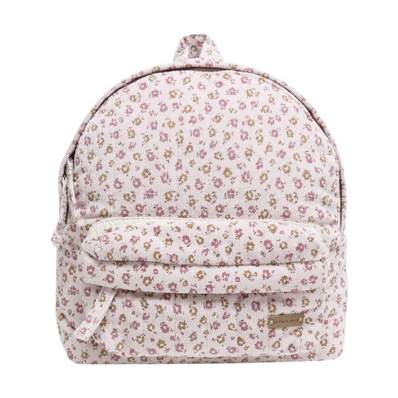 Quincy Mae Lilac Wildflower Mini Backpack