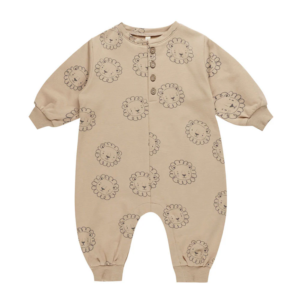 Quincy Mae Lions Relaxed Fleece Jumpsuit