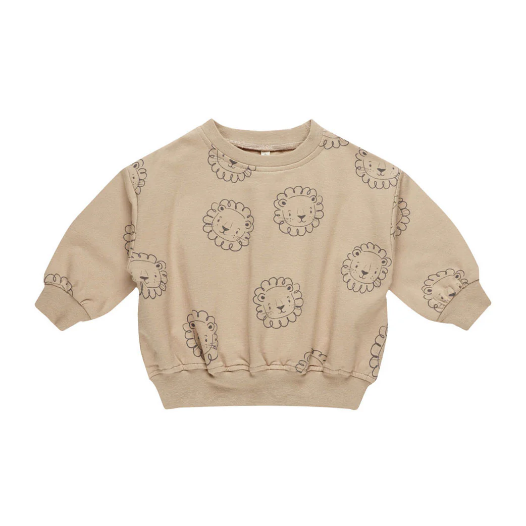 Quincy Mae Lions Relaxed Fleece Sweatshirt