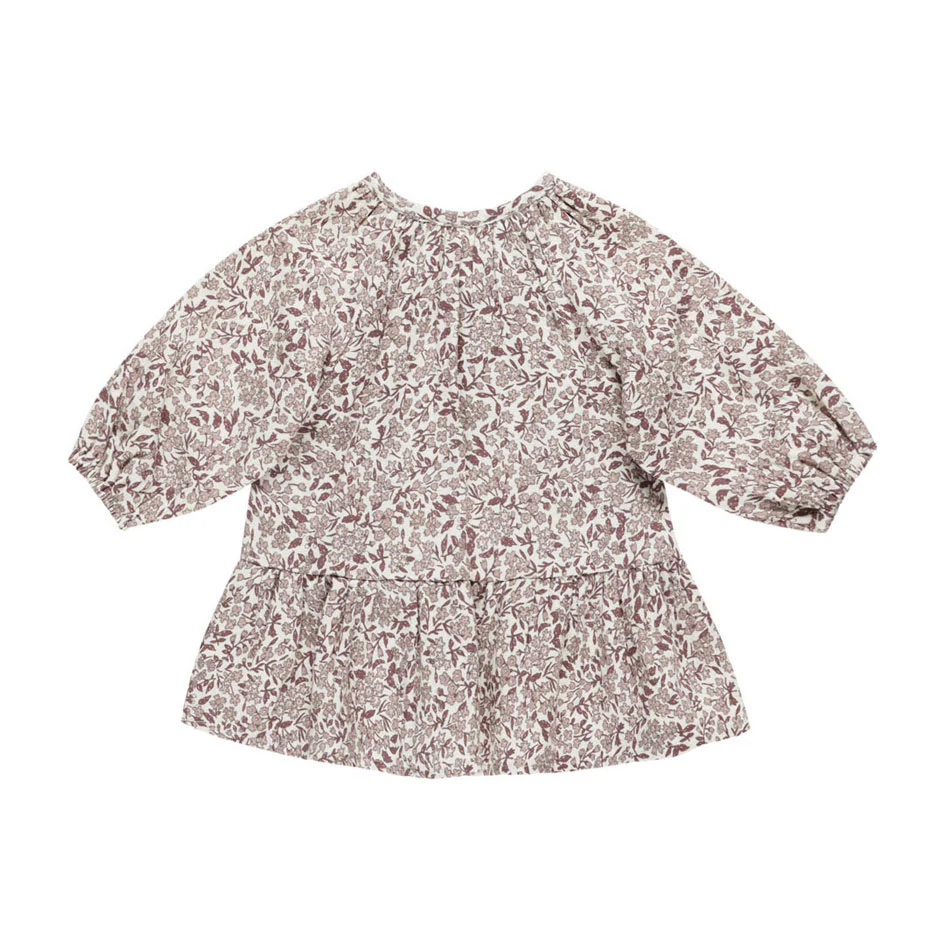 Quincy Mae Mauve Ditsy Lany Dress - Image 2