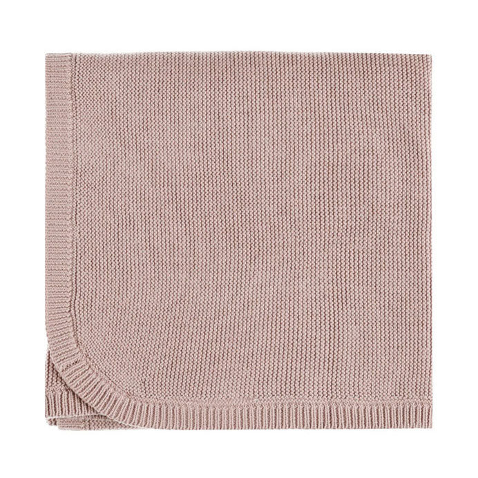 Quincy Mae Mauve Knit Baby Blanket