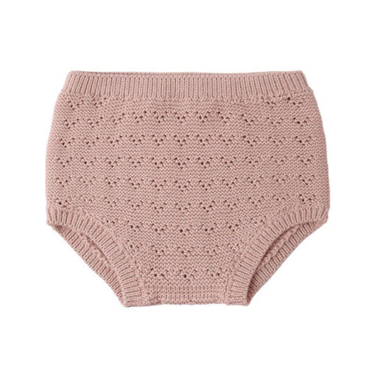 Quincy Mae Mauve Knit Bloomer