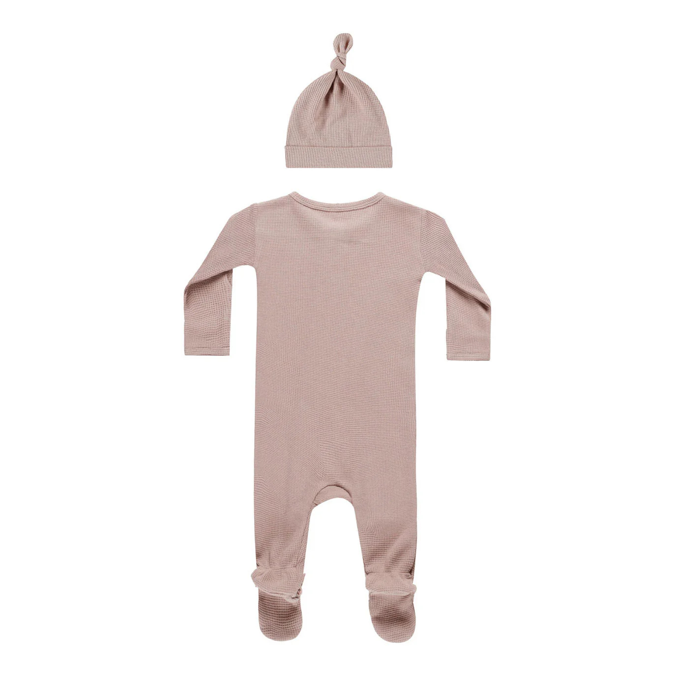 Quincy Mae Mauve Waffle Sleep Set - Image 2