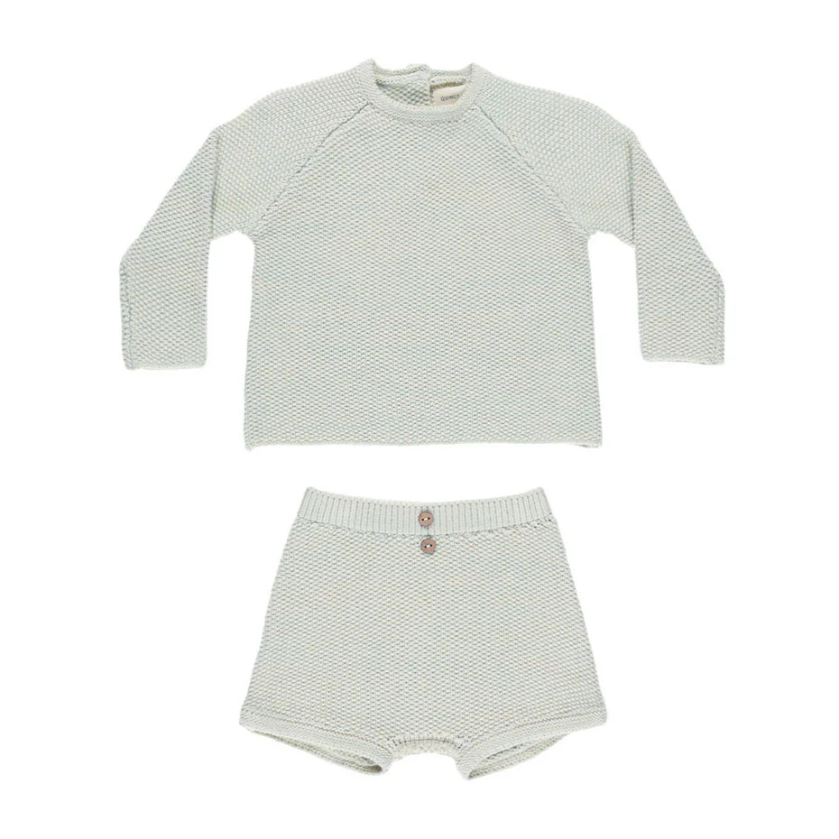 Quincy Mae Mint Summer Knit Set