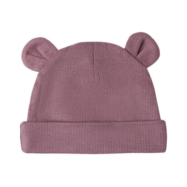 Quincy Mae Mulberry Baby Bear Beanie