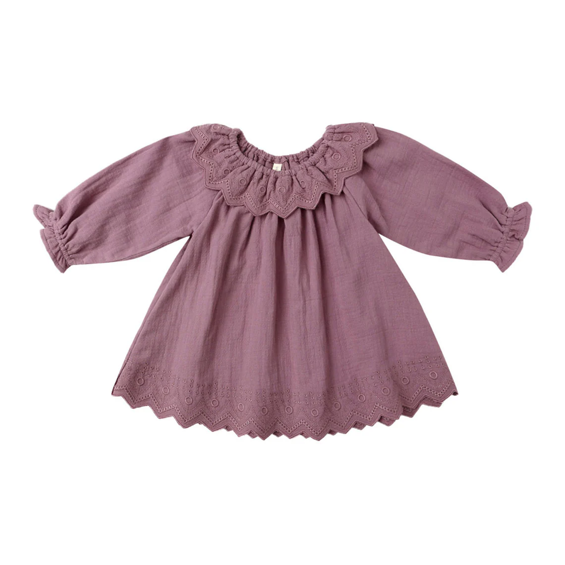 Quincy Mae Mulberry Long Sleeve Isla Dress