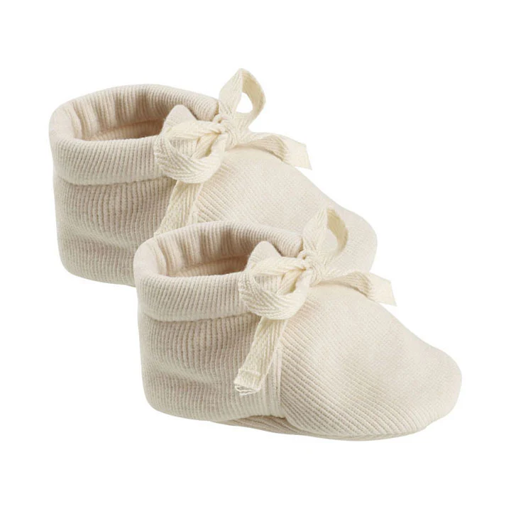 Quincy Mae Natural Baby Booties