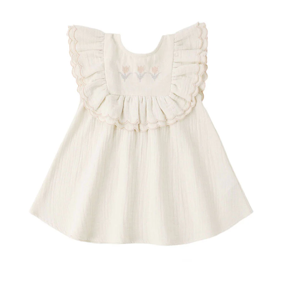 Quincy Mae Natural Lulu Dress