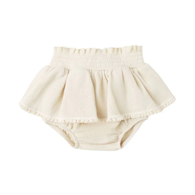 Quincy Mae Natural Skirted Bloomer