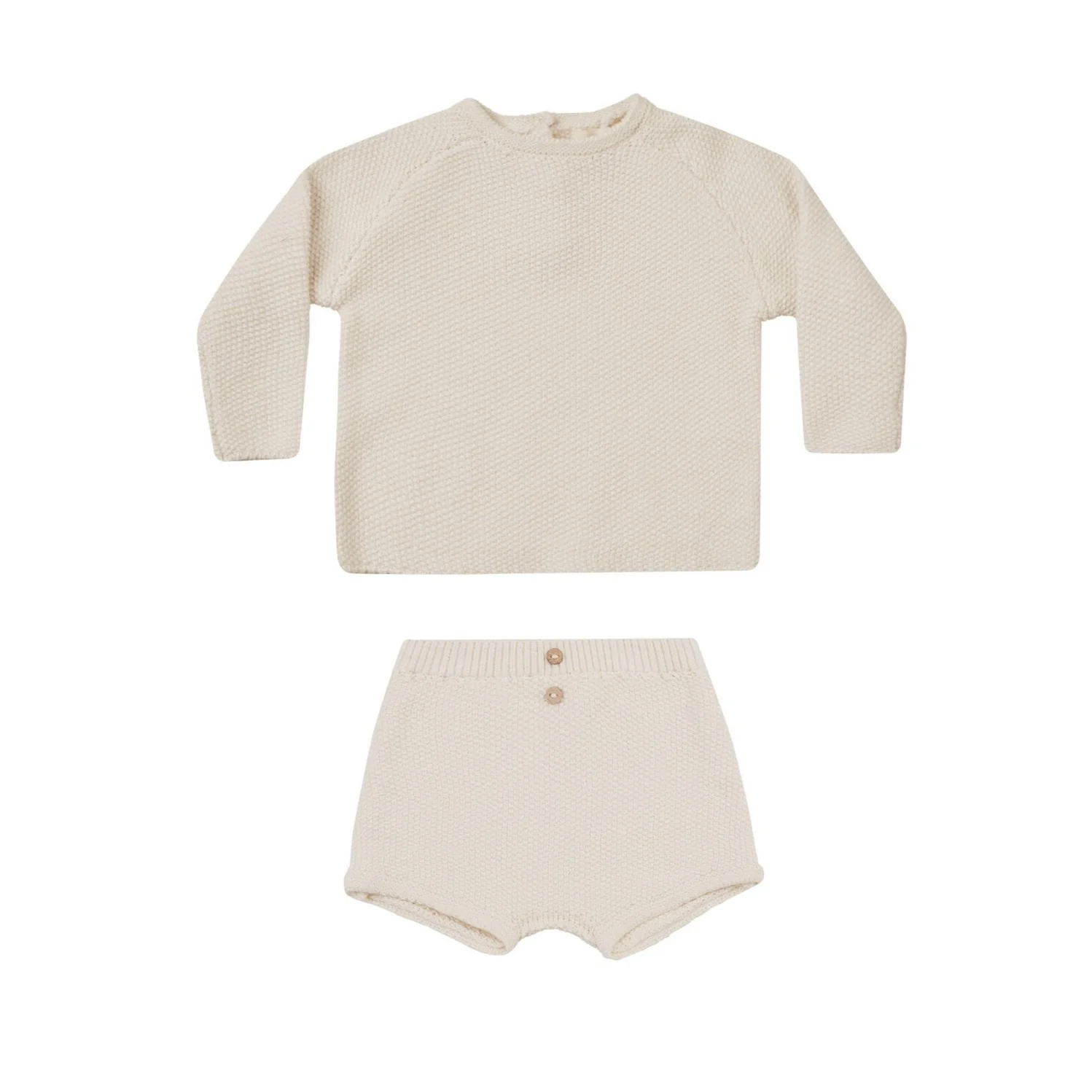Quincy Mae Natural Summer Knit Set