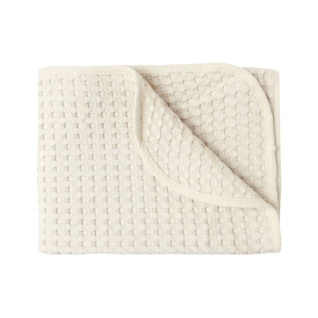 Quincy Mae Natural Waffle Baby Blanket