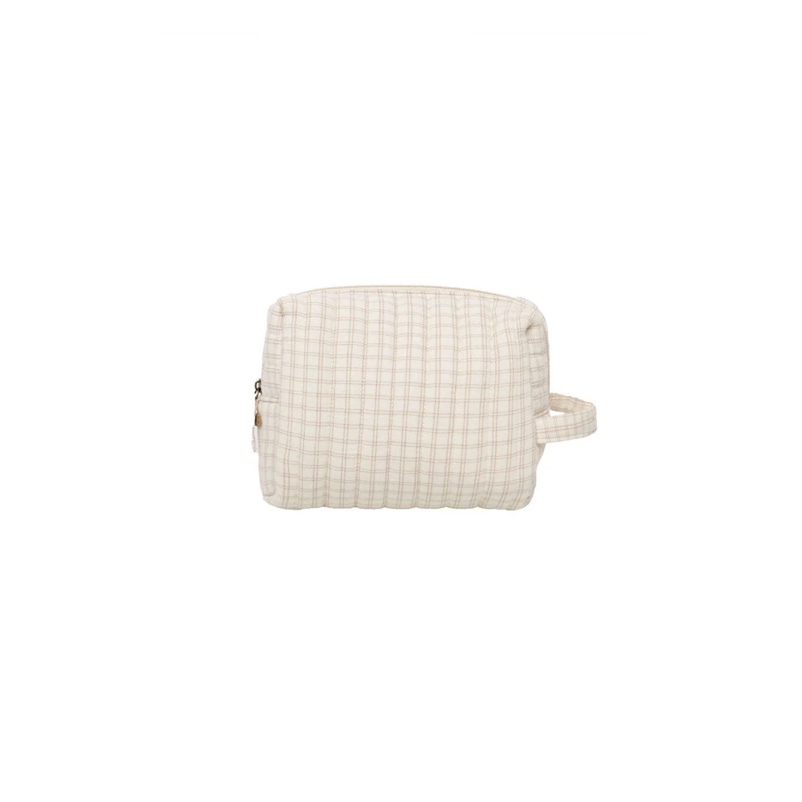 Quincy Mae Oat Check Toiletry Bag