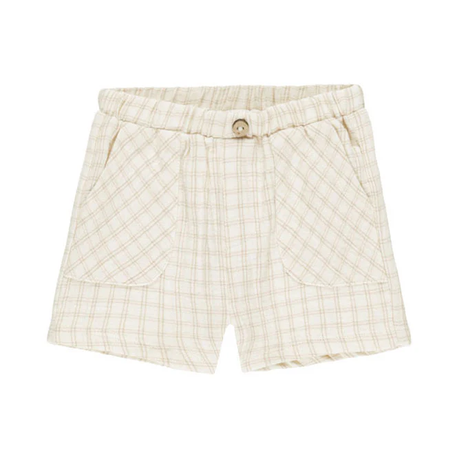 Quincy Mae Oat Check Utility Short