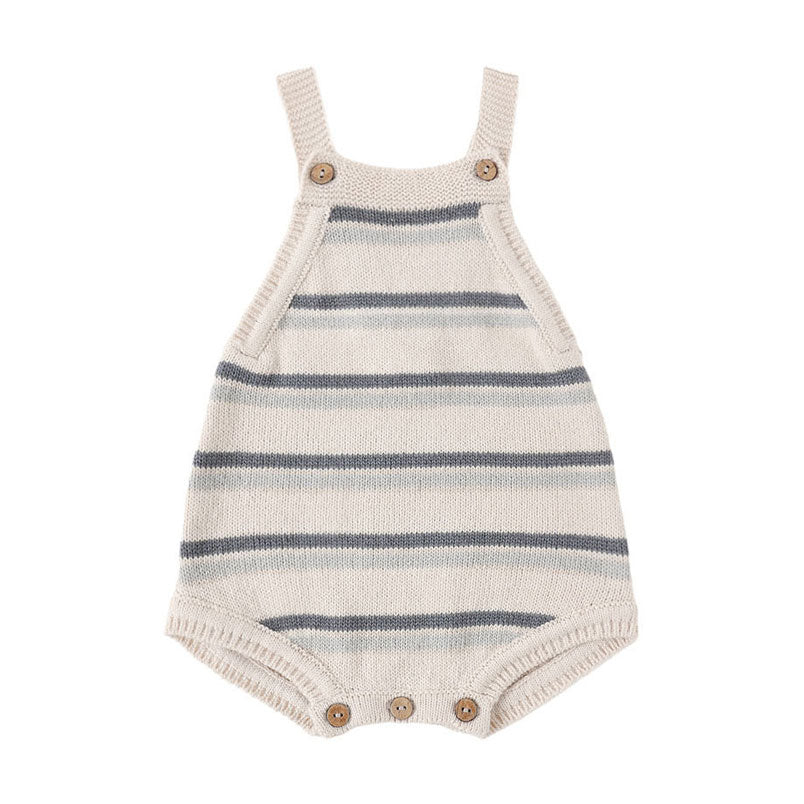 Quincy Mae Ocean Stripe Tatum Romper