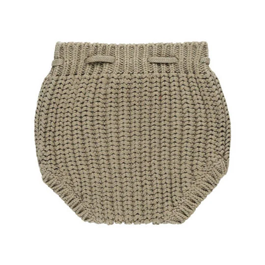Quincy Mae Olive Knit Tie Bloomer - Image 2