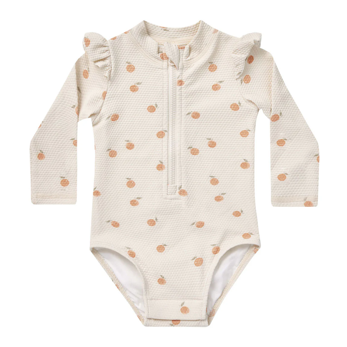 Quincy Mae Oranges Byron Rashguard One-Piece