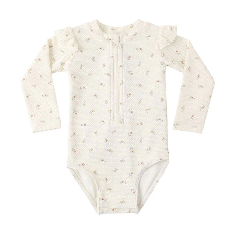 Quincy Mae Petit Fleur Byron Rashguard One-Piece