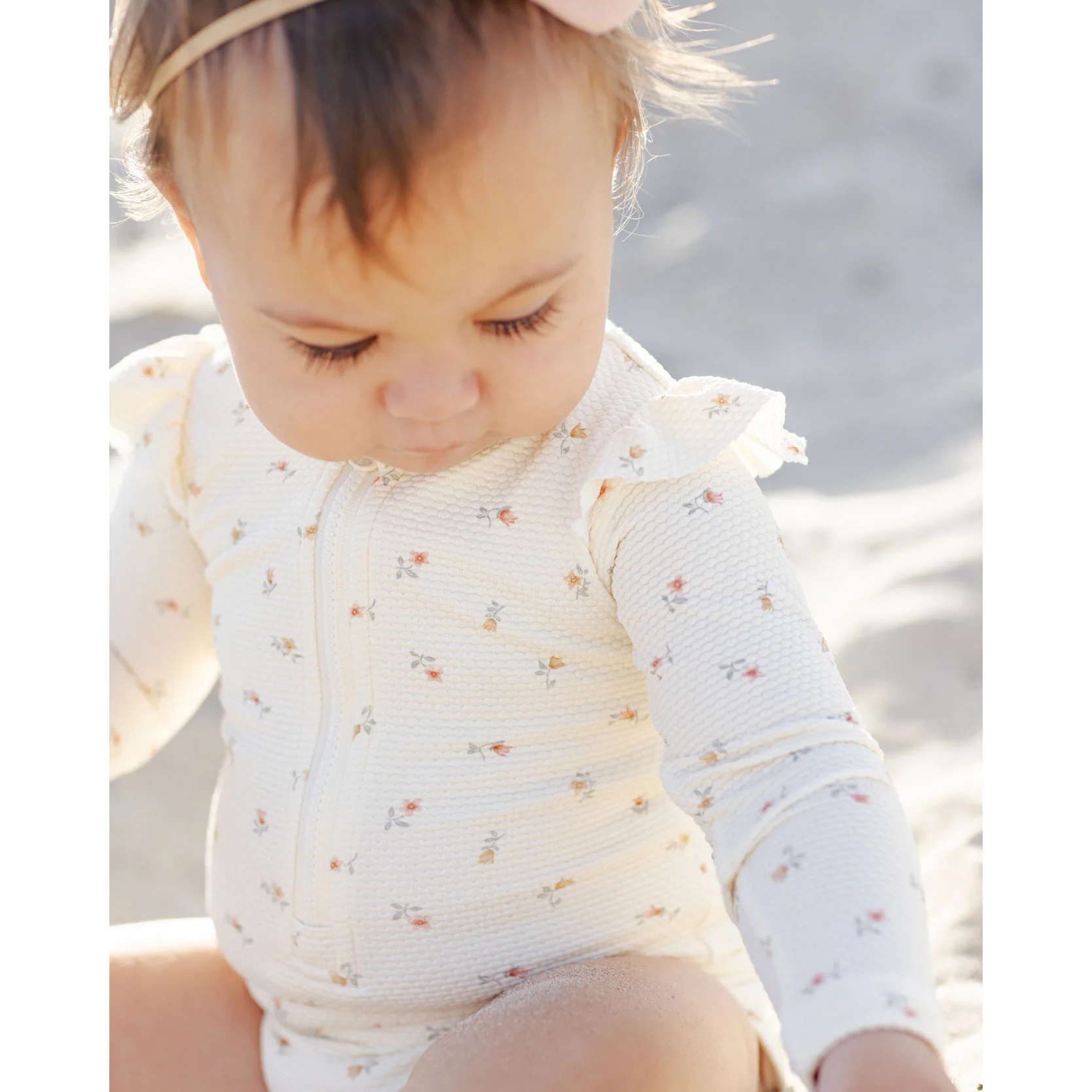 Quincy Mae Petit Fleur Byron Rashguard One-Piece - Image 2
