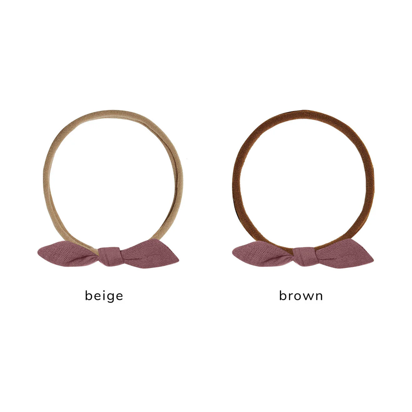 Quincy Mae Plum Little knot Headband