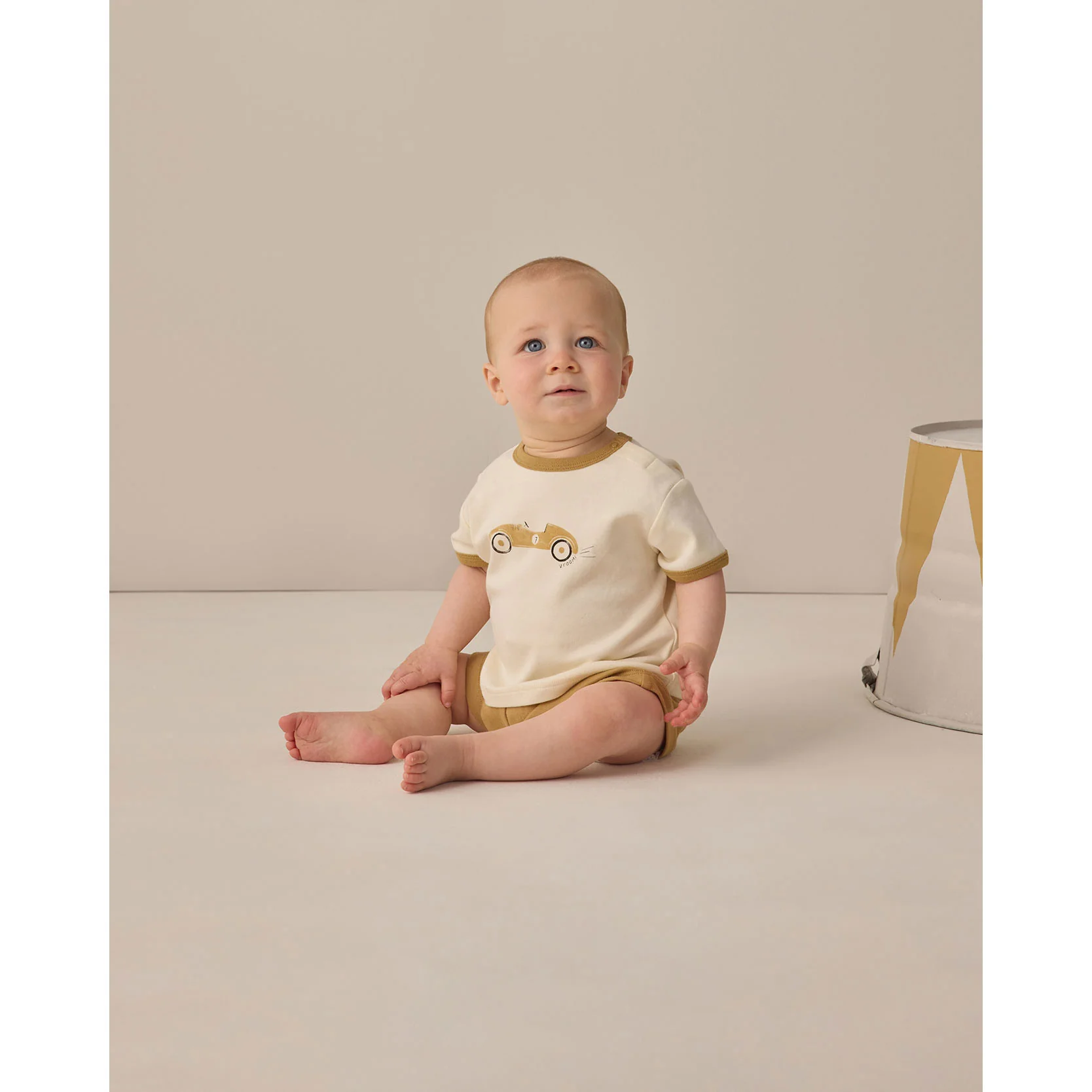 Quincy Mae Race Car Ringer Tee - Image 2