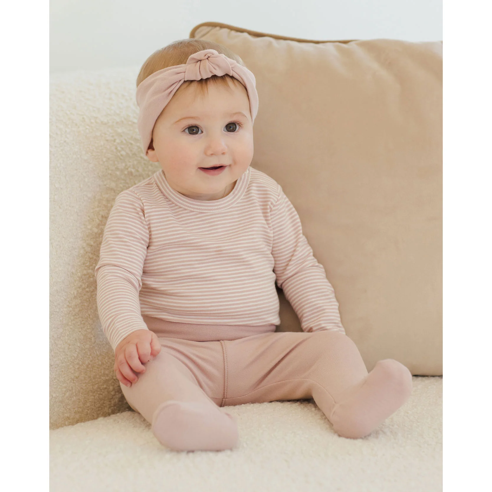 Quincy Mae Rose Knotted Headband - Image 2