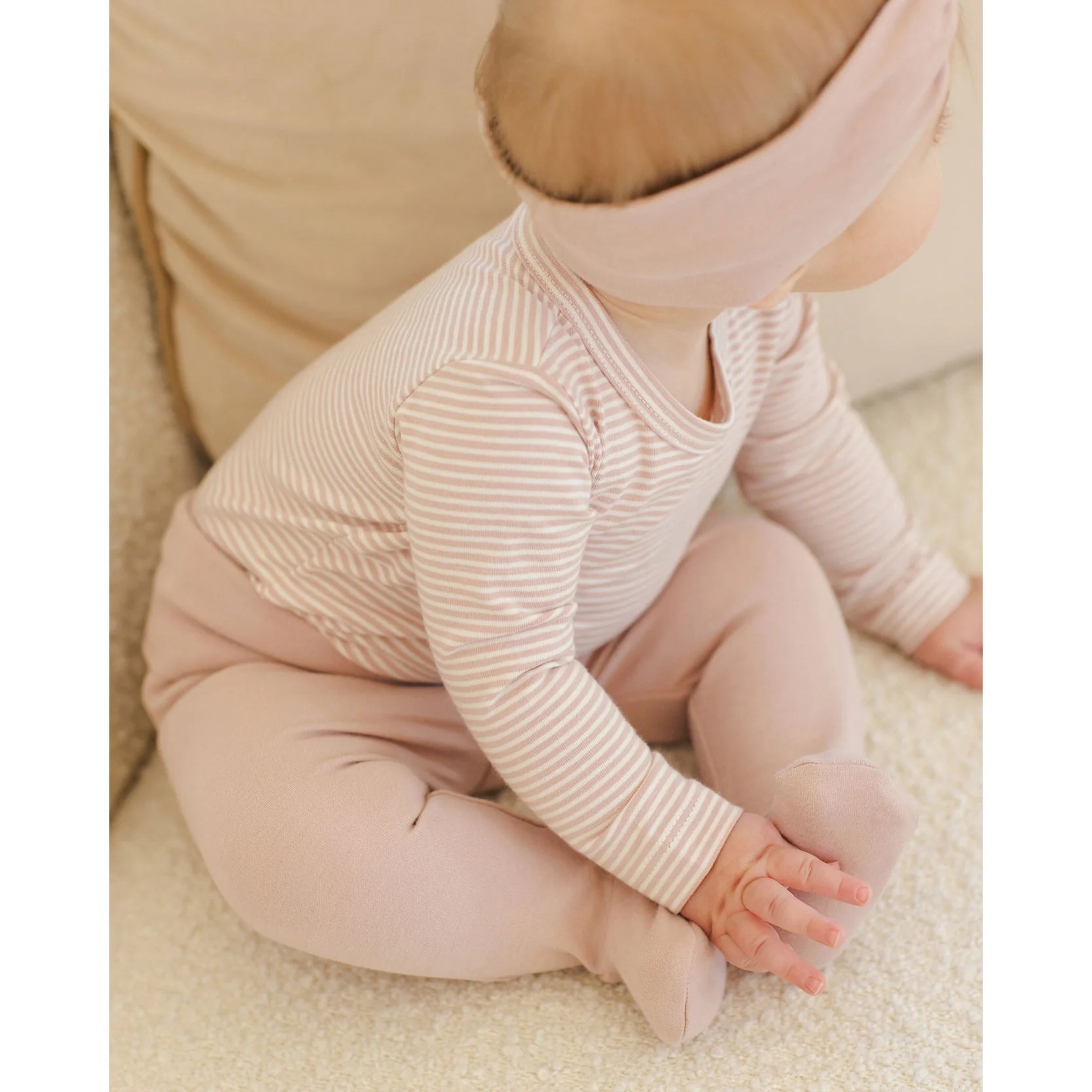 Quincy Mae Rose Knotted Headband - Image 3